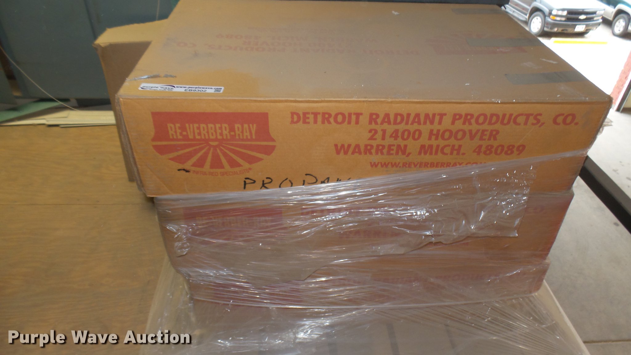 (3) Detroit DX240150P radiant infrared heaters in Hutchinson, KS