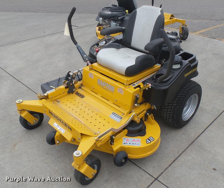 image for item EB9339 Hustler Raptor Flip-Up ZTR lawn mower