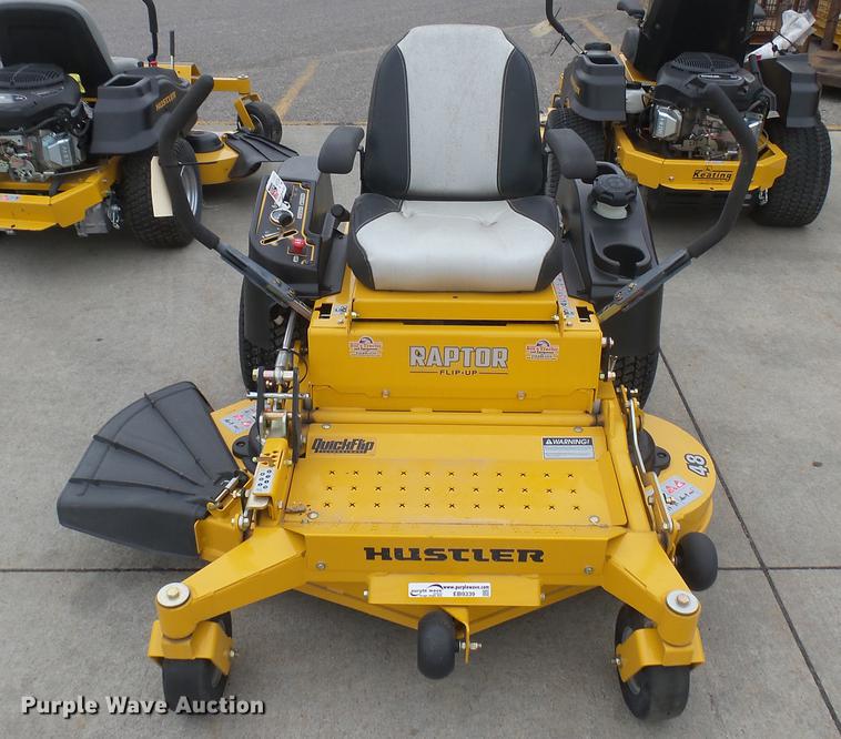 image for item EB9339 Hustler Raptor Flip-Up ZTR lawn mower