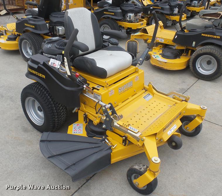 image for item EB9339 Hustler Raptor Flip-Up ZTR lawn mower