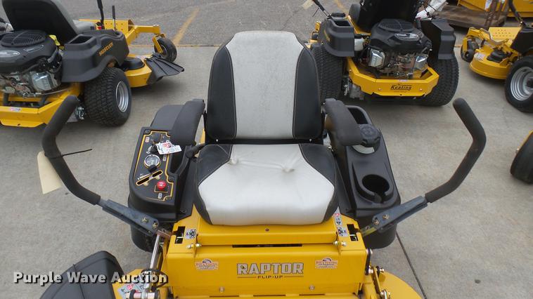 image for item EB9339 Hustler Raptor Flip-Up ZTR lawn mower