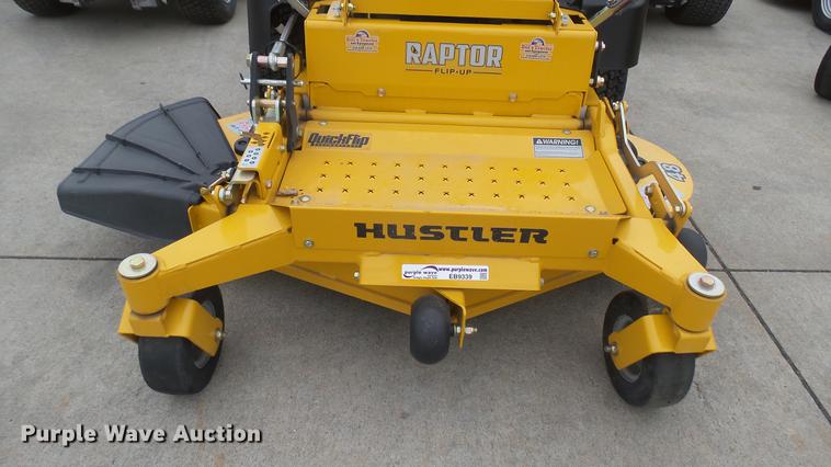 image for item EB9339 Hustler Raptor Flip-Up ZTR lawn mower