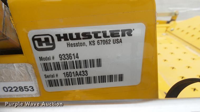 image for item EB9339 Hustler Raptor Flip-Up ZTR lawn mower