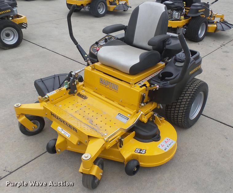image for item EB9341 Hustler Raptor Flip-Up ZTR lawn mower