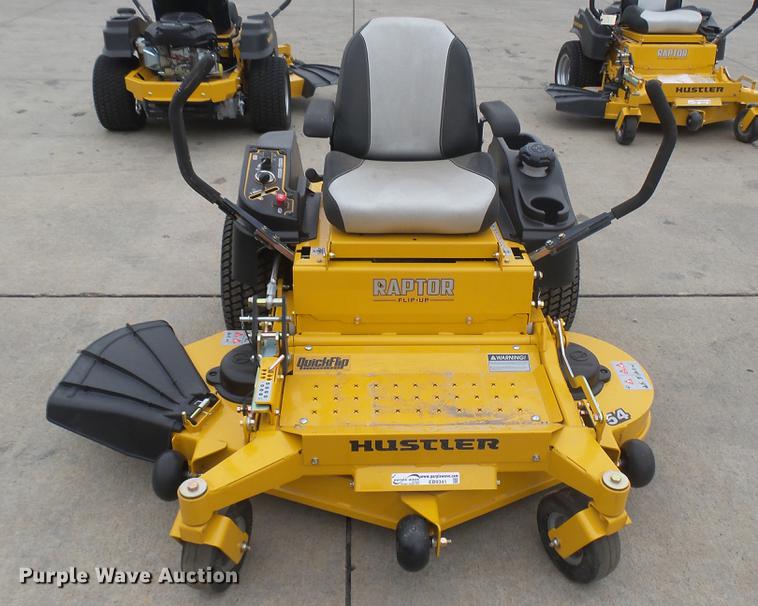 image for item EB9341 Hustler Raptor Flip-Up ZTR lawn mower