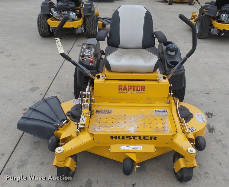 image for item EB9342 Hustler Raptor Flip-Up ZTR lawn mower