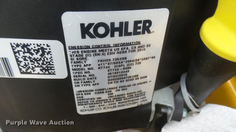 image for item EB9342 Hustler Raptor Flip-Up ZTR lawn mower