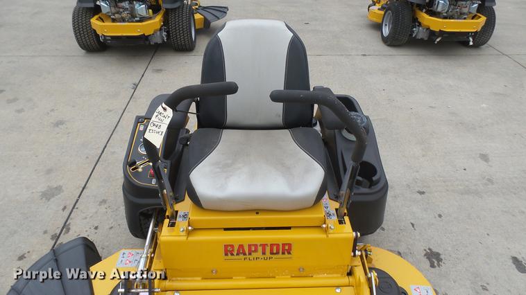image for item EB9342 Hustler Raptor Flip-Up ZTR lawn mower