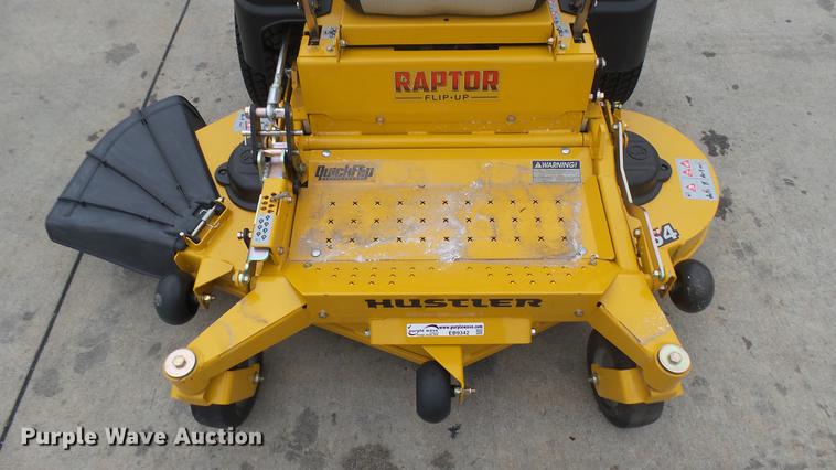 image for item EB9342 Hustler Raptor Flip-Up ZTR lawn mower