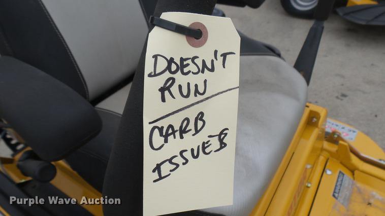 image for item EB9342 Hustler Raptor Flip-Up ZTR lawn mower