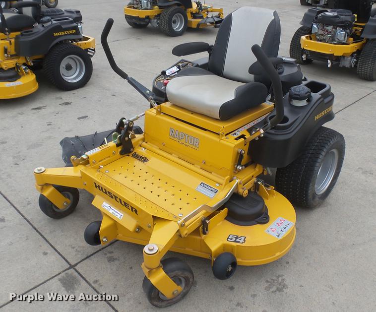 image for item EB9344 Hustler Raptor Flip-Up ZTR lawn mower
