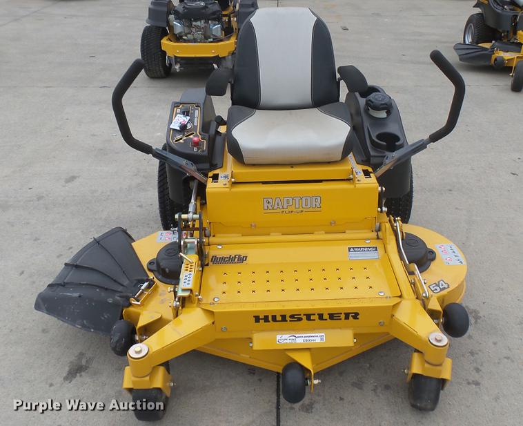 image for item EB9344 Hustler Raptor Flip-Up ZTR lawn mower