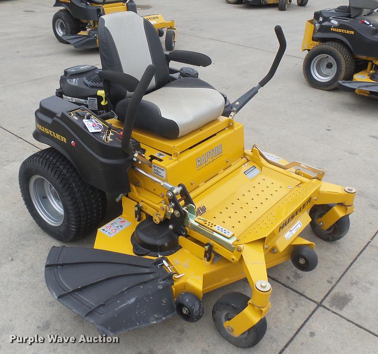 image for item EB9344 Hustler Raptor Flip-Up ZTR lawn mower