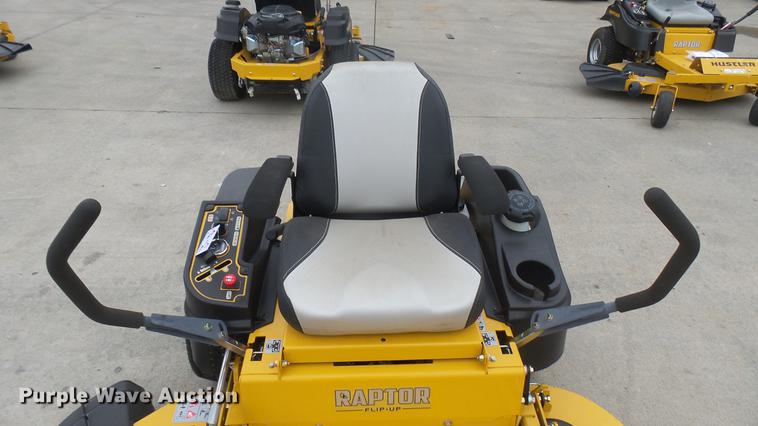 image for item EB9344 Hustler Raptor Flip-Up ZTR lawn mower
