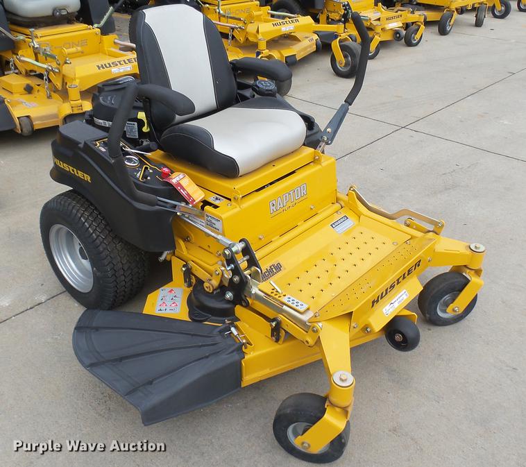 image for item EB9347 Hustler Raptor Flip-Up ZTR lawn mower