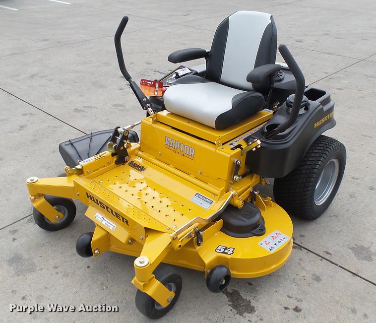 image for item EB9348 Hustler Raptor Flip-Up ZTR lawn mower