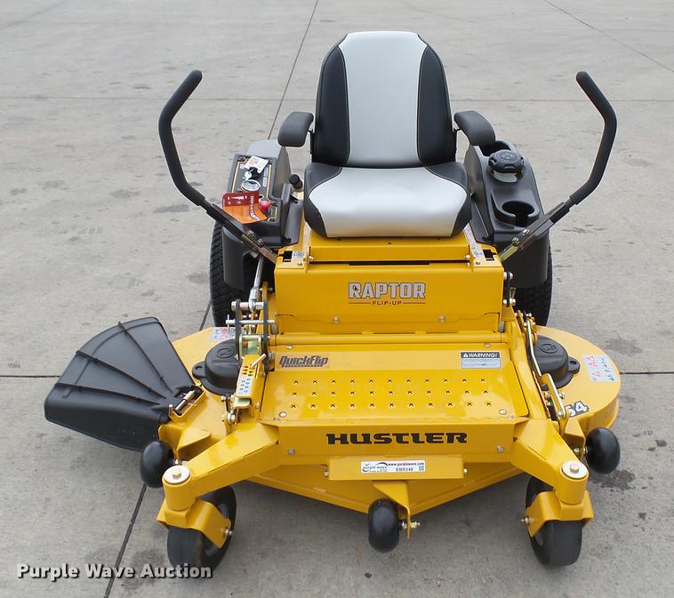 image for item EB9348 Hustler Raptor Flip-Up ZTR lawn mower