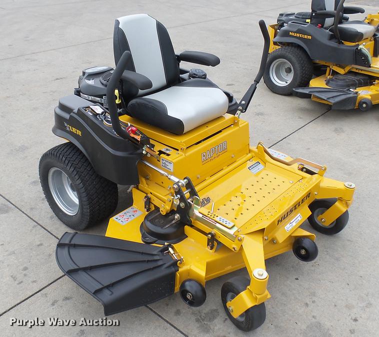 image for item EB9348 Hustler Raptor Flip-Up ZTR lawn mower