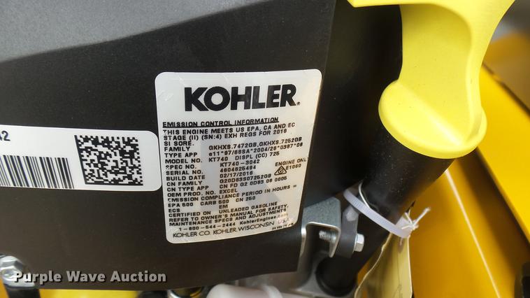 image for item EB9348 Hustler Raptor Flip-Up ZTR lawn mower