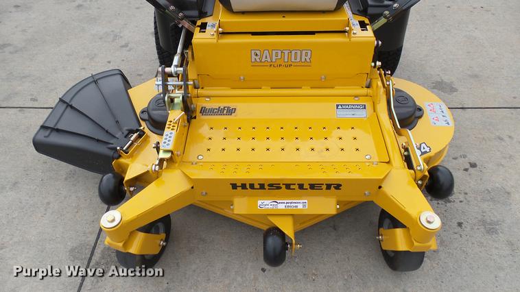 image for item EB9348 Hustler Raptor Flip-Up ZTR lawn mower