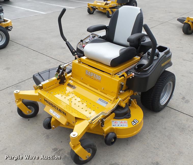 image for item EB9353 Hustler Raptor Flip-Up ZTR lawn mower