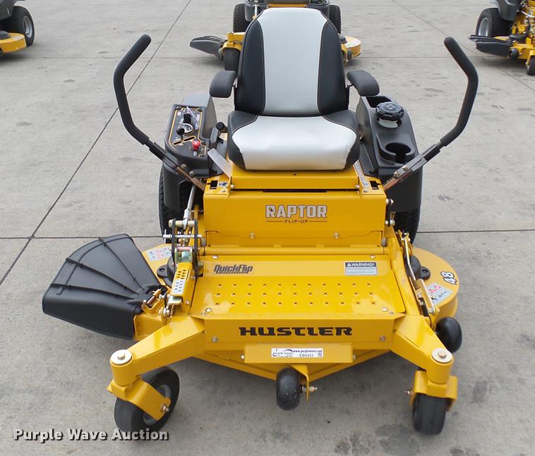 image for item EB9353 Hustler Raptor Flip-Up ZTR lawn mower