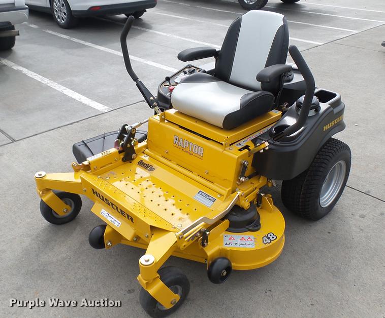 image for item EB9354 Hustler Raptor Flip-Up ZTR lawn mower