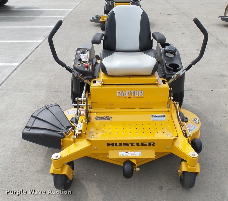image for item EB9354 Hustler Raptor Flip-Up ZTR lawn mower