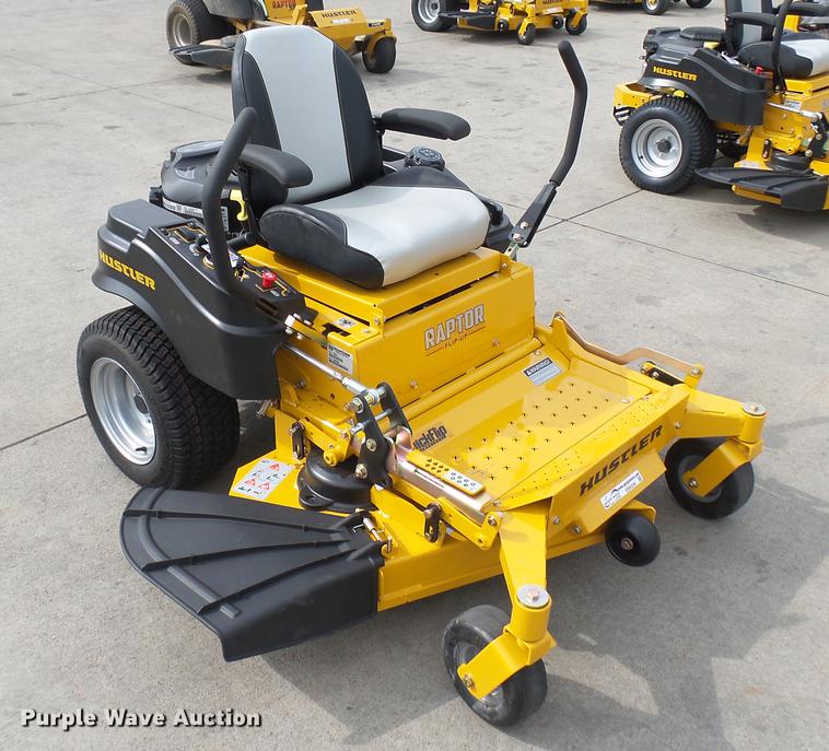 image for item EB9354 Hustler Raptor Flip-Up ZTR lawn mower