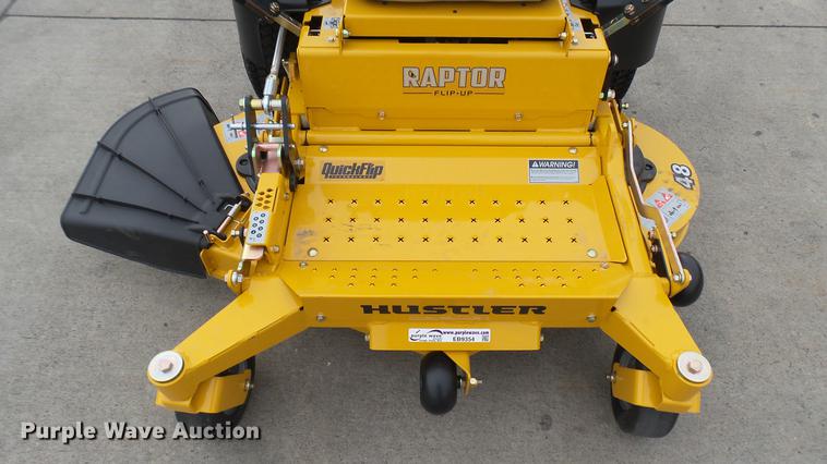 image for item EB9354 Hustler Raptor Flip-Up ZTR lawn mower