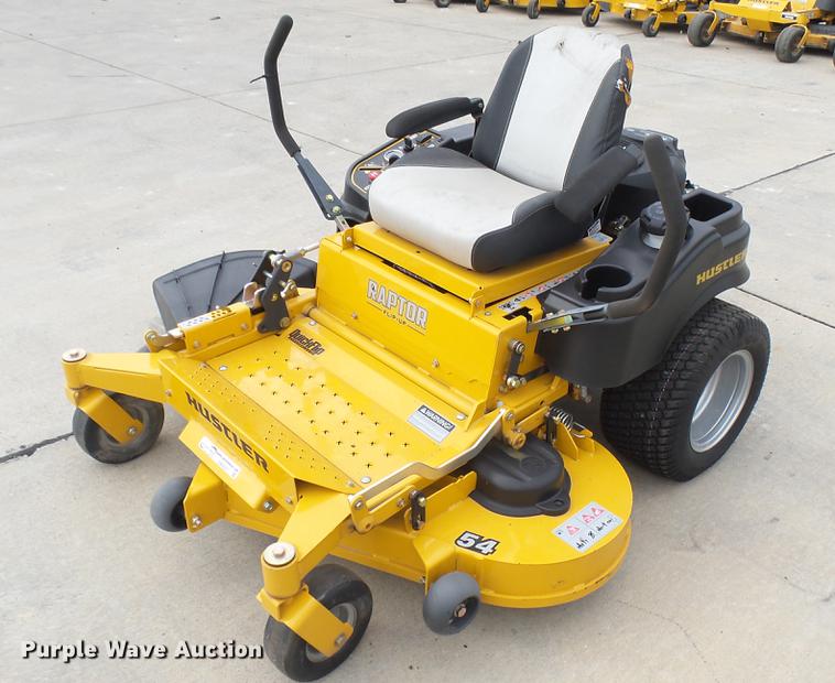 image for item EB9357 Hustler Raptor Flip-Up ZTR lawn mower