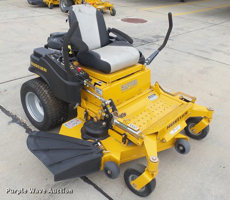 image for item EB9357 Hustler Raptor Flip-Up ZTR lawn mower