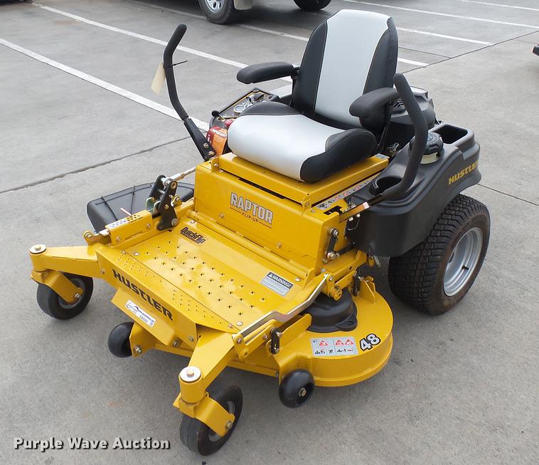 image for item EB9359 Hustler Raptor Flip-Up ZTR lawn mower