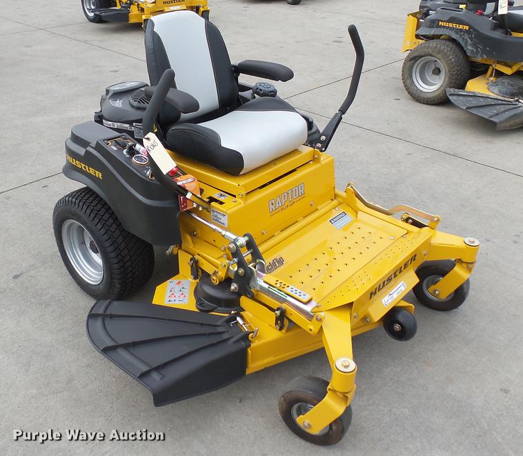 image for item EB9359 Hustler Raptor Flip-Up ZTR lawn mower