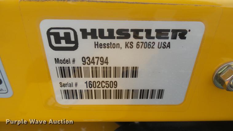 image for item EB9360 Hustler Raptor ZTR lawn mower