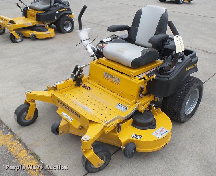 image for item EB9361 Hustler Raptor Flip-Up ZTR lawn mower
