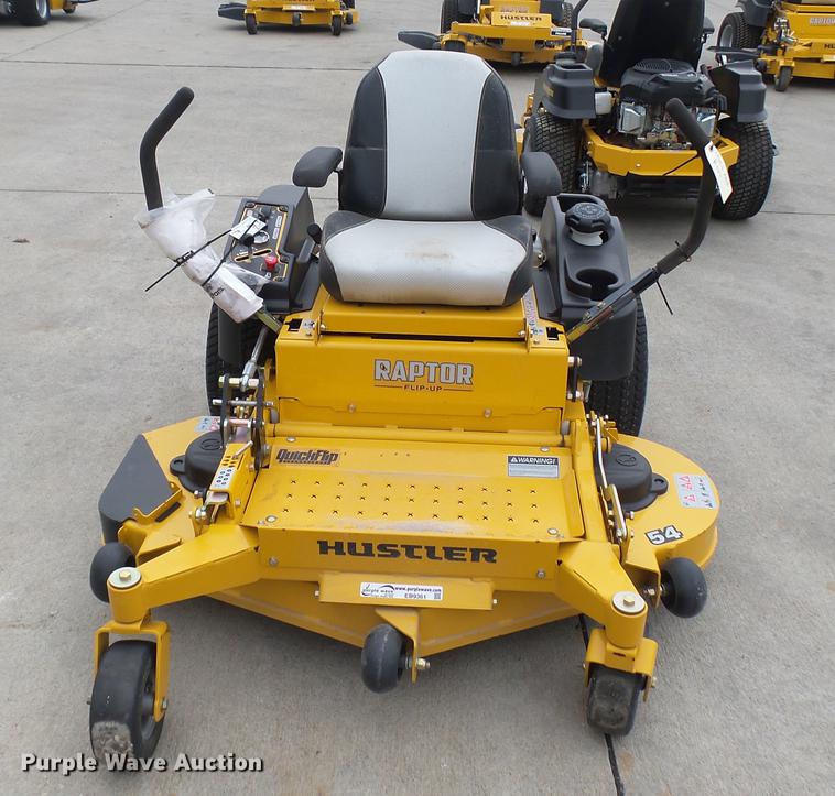 image for item EB9361 Hustler Raptor Flip-Up ZTR lawn mower