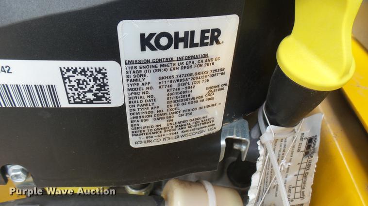 image for item EB9361 Hustler Raptor Flip-Up ZTR lawn mower