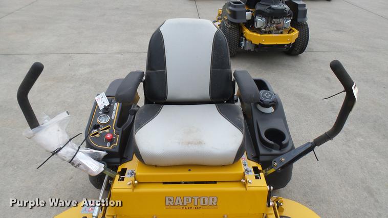 image for item EB9361 Hustler Raptor Flip-Up ZTR lawn mower