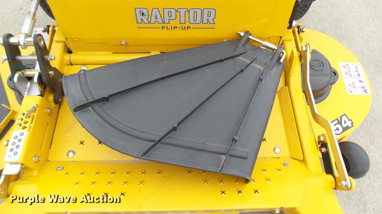 image for item EB9361 Hustler Raptor Flip-Up ZTR lawn mower