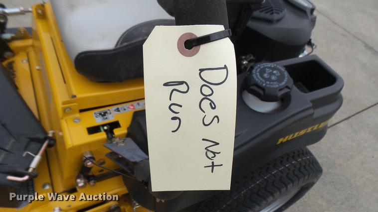 image for item EB9361 Hustler Raptor Flip-Up ZTR lawn mower