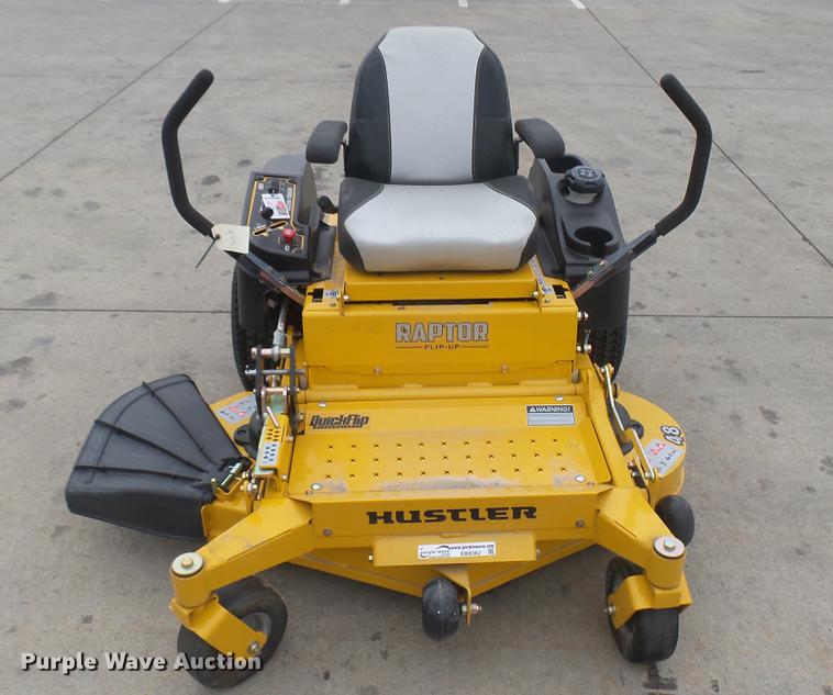 image for item EB9362 Hustler Raptor Flip-Up ZTR lawn mower