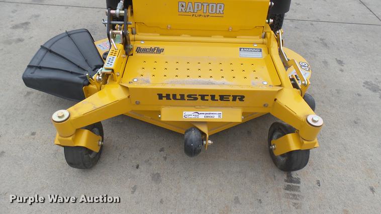 image for item EB9362 Hustler Raptor Flip-Up ZTR lawn mower