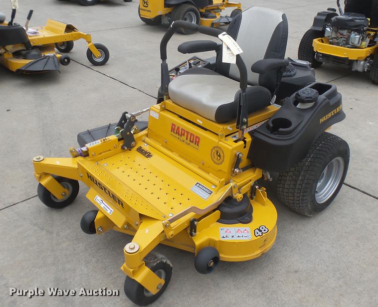 image for item EB9364 Hustler Raptor Flip-Up ZTR lawn mower