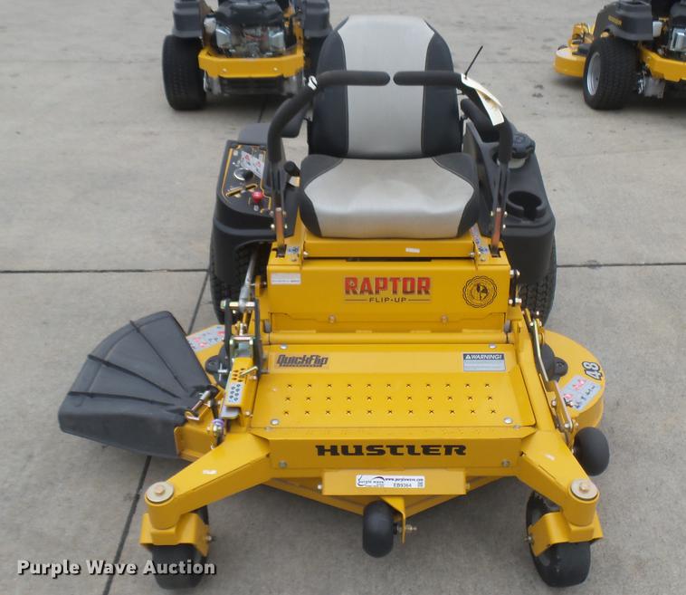 image for item EB9364 Hustler Raptor Flip-Up ZTR lawn mower
