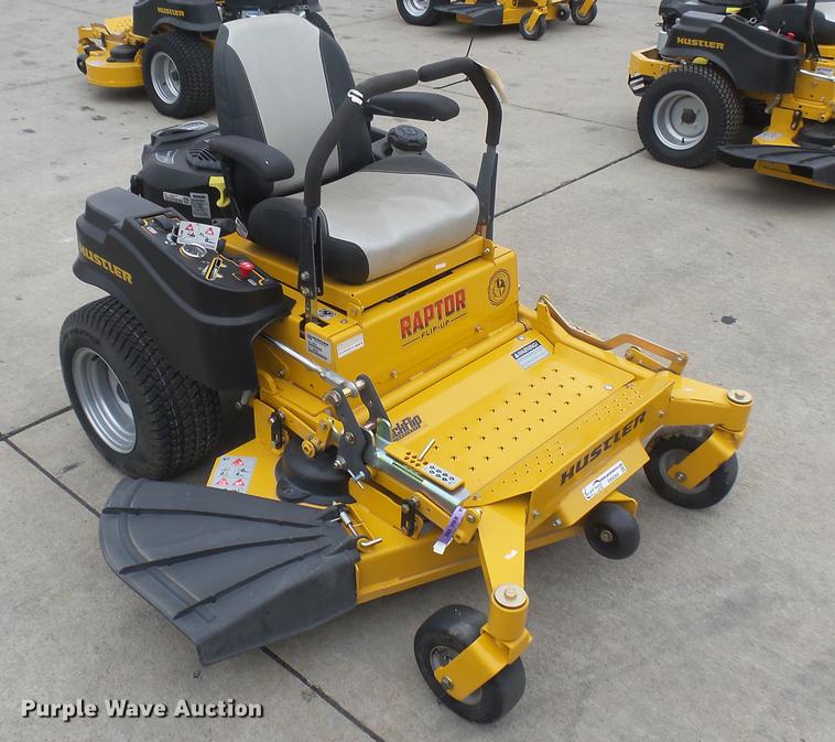 image for item EB9364 Hustler Raptor Flip-Up ZTR lawn mower