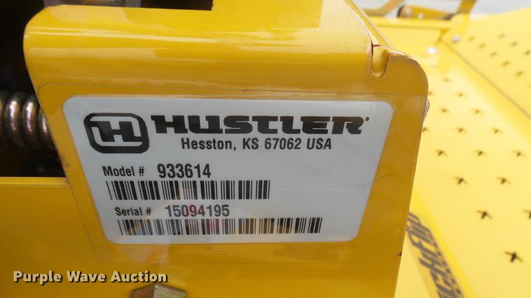 image for item EB9364 Hustler Raptor Flip-Up ZTR lawn mower