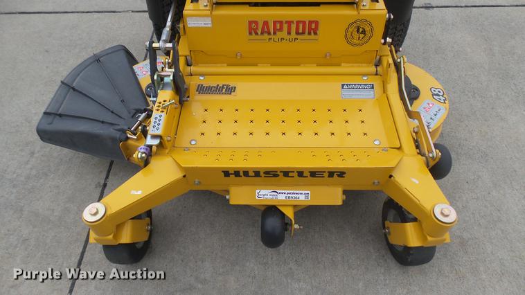 image for item EB9364 Hustler Raptor Flip-Up ZTR lawn mower