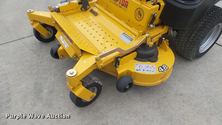image for item EB9364 Hustler Raptor Flip-Up ZTR lawn mower