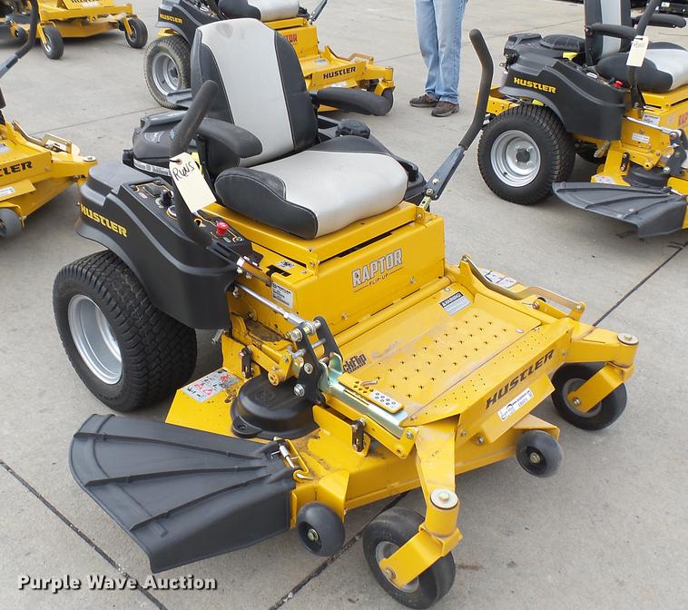 image for item EB9373 Hustler Raptor Flip-Up ZTR lawn mower